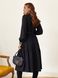 Чорна сукня-міді із французького трикотажу, M(46)
