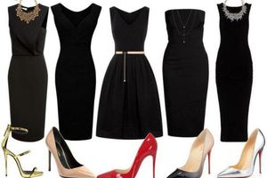 Обувь под черное платье