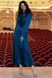 Елегантна вечірня сукня з шовку смарагдового кольору, L(48)