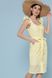 Жіночий сарафан із прошви жовтого кольору, XL(50)