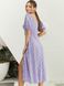 Літня сукня міді бузкового кольору, XL(50)