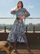 Шифонова сукня-кльош з фігурним вирізом горловини, 52