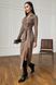 Стильне замшеве плаття міді з розрізом на нозі бежеве, XL(50)