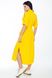 Длинное платье рубашка желтого цвета, 54