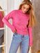 Теплый зимний свитер розового цвета, 44-50
