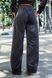 Женский велюровый спортивный костюм черного цвета, XL(50)