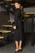 Витончена чорна сукня міді зі спідницею сонце, XL(50)