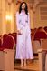 Элегантное вечернее платье из шелка сиреневого цвета, L(48)