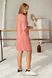 Сукня з високою талією офісна рожева, XL(50)