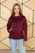 Модное женское худи бордового цвета, XL(50)
