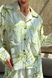 Яскравий літній костюм трійка з принтованого льону, XL(50)