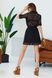 Модне літнє плаття сорочка з прошви чорне, XL(50)
