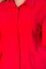 Стильная красная блузка из креп-шифона, S(44)