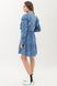 Красиве весняне плаття з оборками в горошок блакитне, XL(50)
