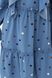 Красиве весняне плаття з оборками в горошок блакитне, XL(50)