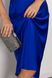 Жіноча сукня комбінація із шовку синього кольору, XL(50)