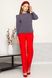 Стильні жіночі штани червоного кольору, S(44)
