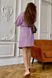 Летнее платье рубашка оверсайз сиреневого цвета, XL(50)