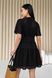 Легке літнє плаття з прошви чорного кольору, S(44)
