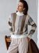 Стильний жіночий светр зі спущеною лінією плечового шва, 42-46