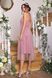 Вечірня сукня з відкритими плечима рожева, XL(50)