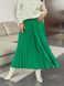 Стильні брюки-кюлоти зеленого кольору, 42-44