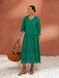 Зелена літня сукня з прошви вільного крою, 44-46