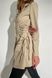 Элегантное платье пиджак мини бежевого цвета, XL(50)