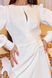 Елегантне вечірнє плаття міні білого кольору, XL(50)