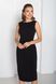 Чорна сукня футляр в офісному стилі без рукава, XL(50)