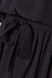 Платье рубашка в горошек черное, S(44)