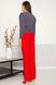 Стильні жіночі штани червоного кольору, XL(50)