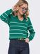 Женский вязаный пуловер зеленого цвета, 42-44
