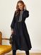 Черное платье-миди из французского трикотажа, M(46)