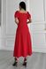 Летнее платье макси красного цвета в горошек, XL(50)
