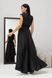 Изысканное вечернее платье из шелка черного цвета, 52
