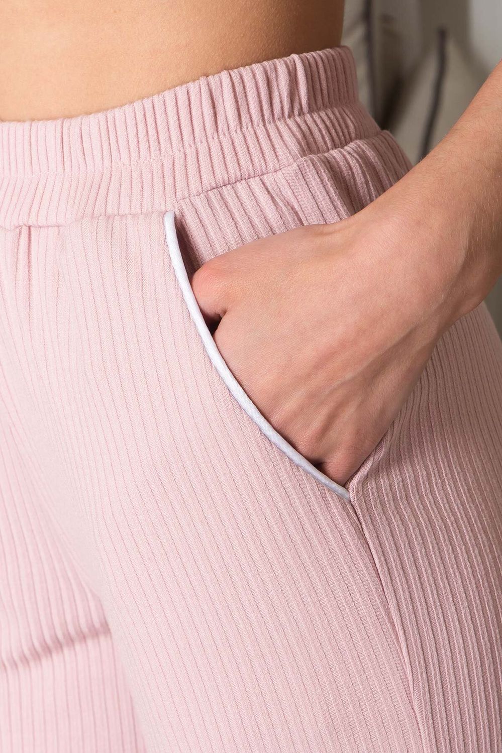 Женские домашние штаны трикотажные - фото
