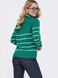 Женский вязаный пуловер зеленого цвета, 50-52