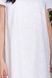 Біле літнє плаття трапеція з прошви, XL(50)