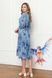 Летнее хлопковое платье с цветочным принтом, M(46)