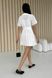 Легке літнє плаття з прошви білого кольору, L(48)