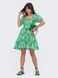 Літнє плаття із завищеною талією зеленого кольору, XS(42)