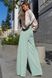 Женские брюки палаццо оливкового цвета, XL(50)