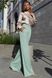 Жіночі брюки палаццо оливкового кольору, XL(50)
