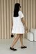 Легке літнє плаття з прошви білого кольору, XL(50)