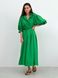 Літня лляна сукня сорочка зеленого кольору, 44-48