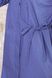 Хлопковое платье рубашка прямого кроя синее, M(46)