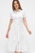 Модное летнее платье рубашка из прошвы белое, S(44)