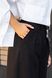 Стильные брюки палаццо черного цвета, XL(50)
