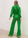 Зелений спортивний костюм для жінок з вкороченою кофтою, 42-44